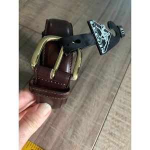 Leegin Dark Brown Leather Belt Size 40